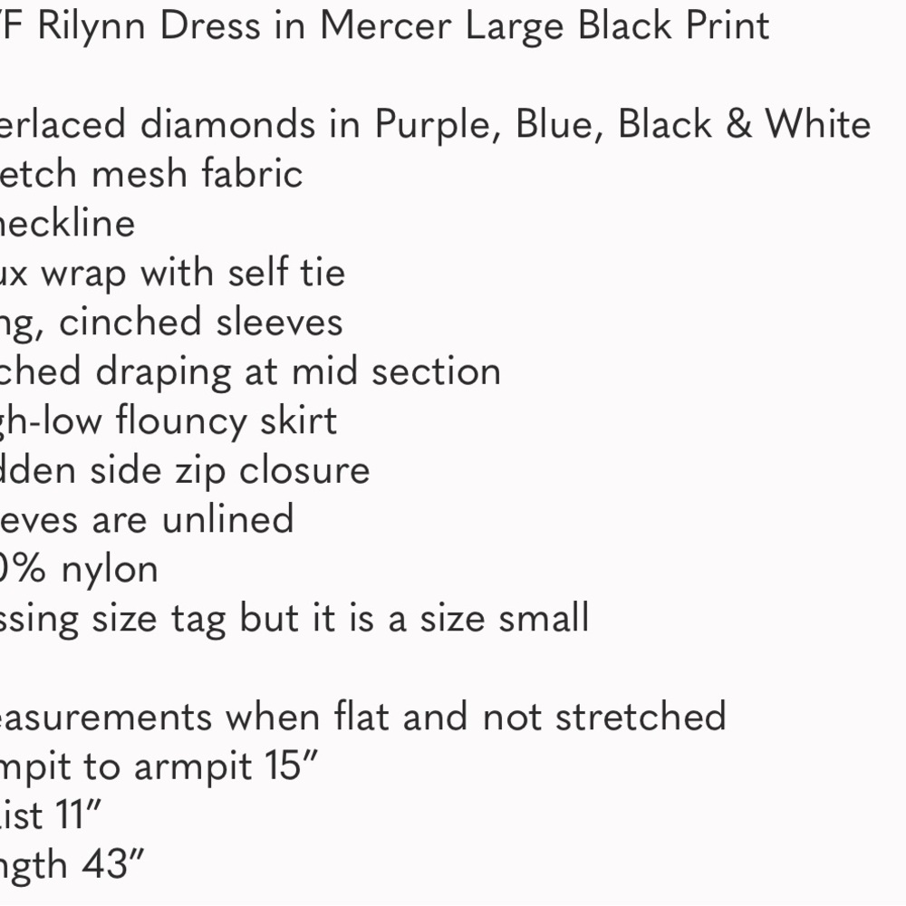DVF Rilynn Mesh Faux Wrap Dress - Picture 6 of 6